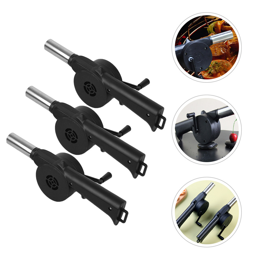 3Pcs Hand Crank Blower Manual  - огляд і ціна Outdoor Camping Fire