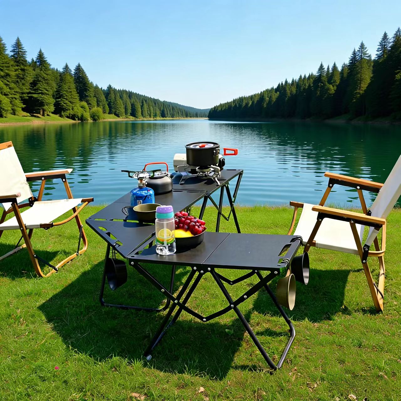 Portable Lightweight Quick-Set - огляд і ціна Outdoor Camping Kitchen Setup