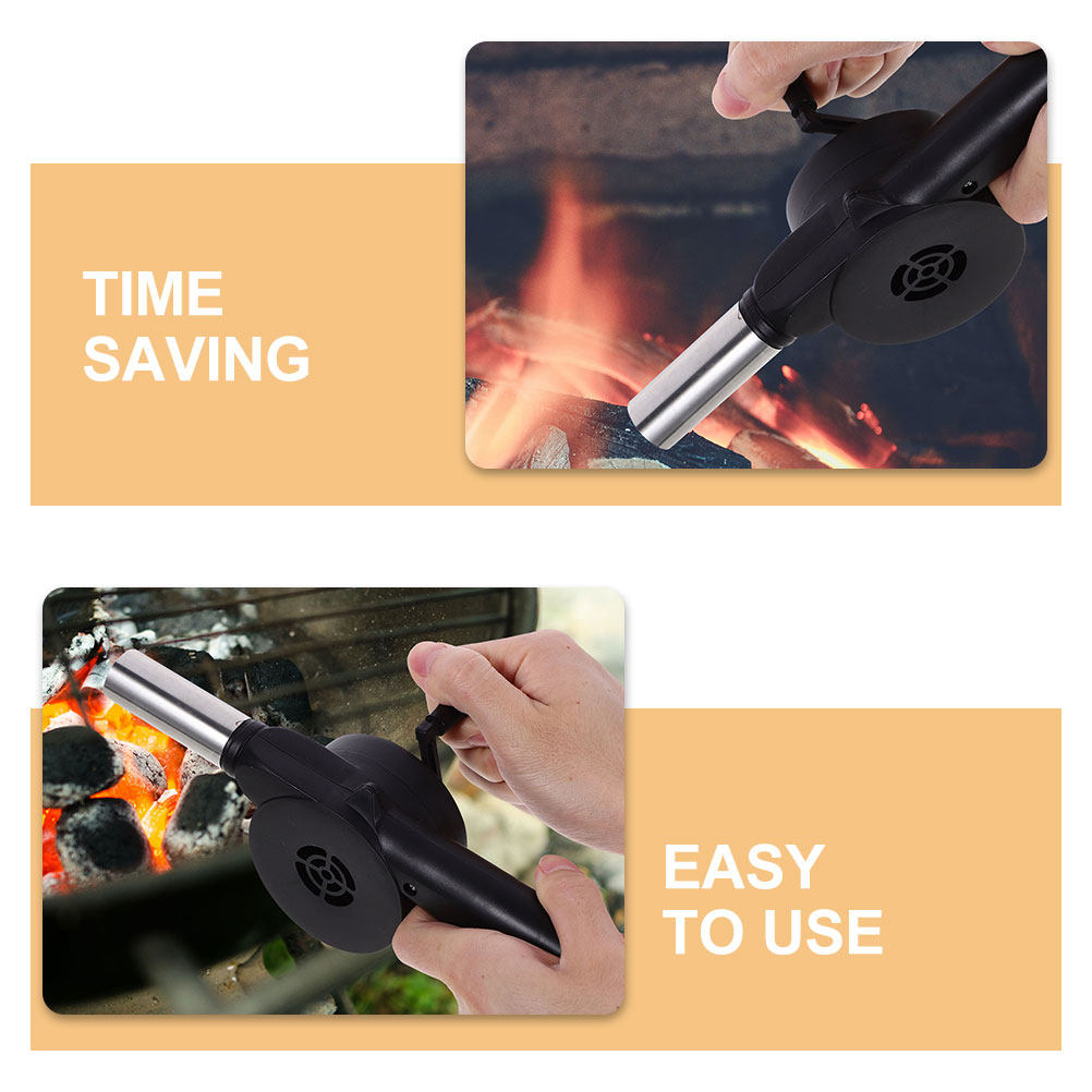 Manual Blower Black Hand Crank - огляд і ціна Outdoor Camping Fire